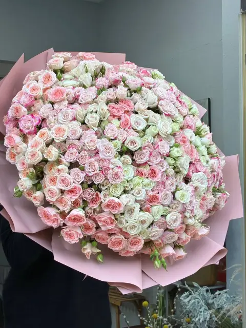 Delivered Bouquet Spray Roses
